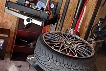 タイヤ交換 ~50扁平組替